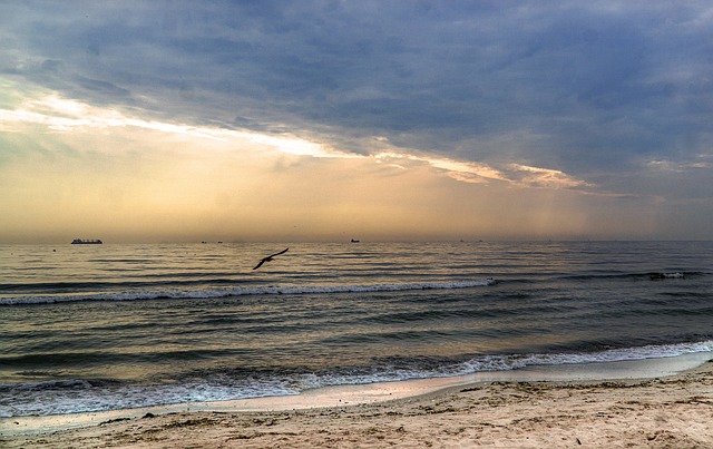 temporal na praia do cassino